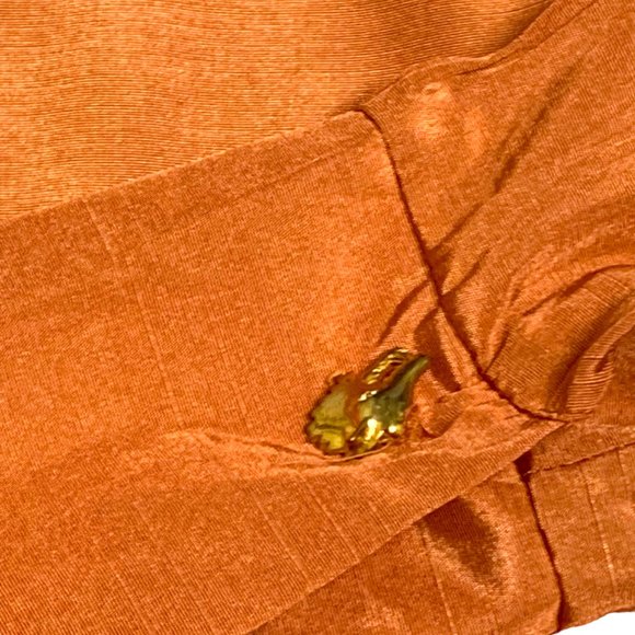 LOULOU DE LA FALAISE Tangerine Kaftan Dress Womens - Picture 6 of 13